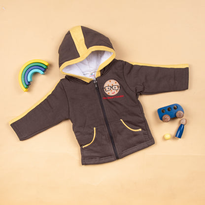 Smart Cookie Brown Baby Hoodie With Zipper