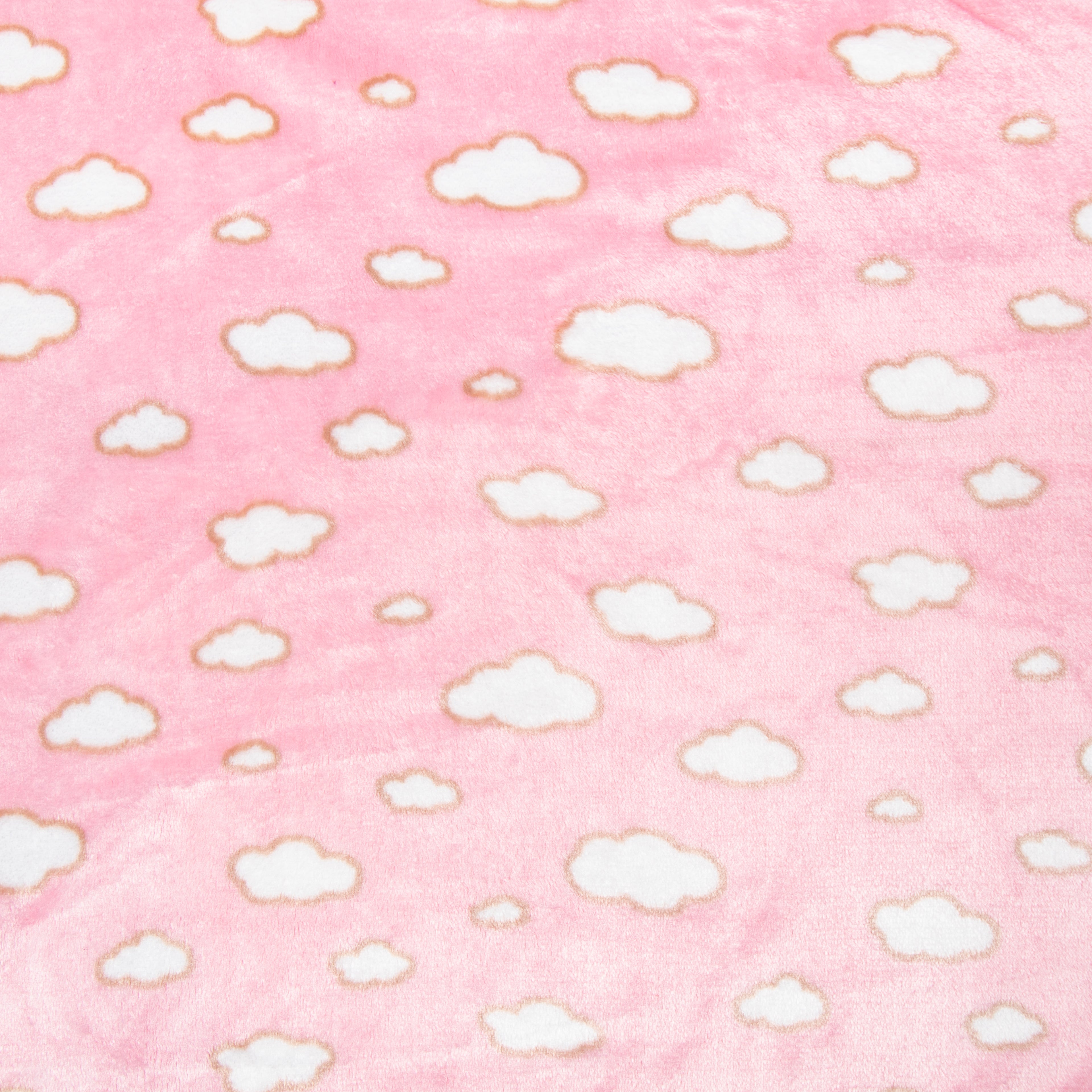 Soft teddy print blankets for babies