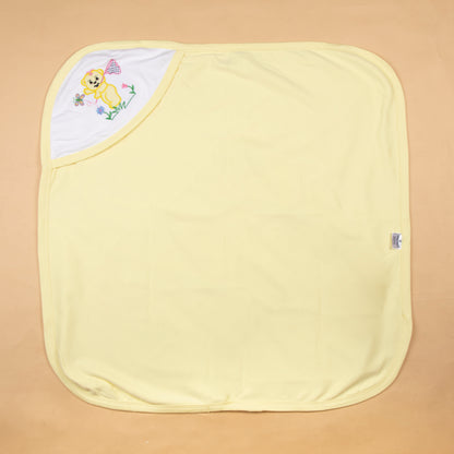 Baby hooded towel terry polka dots