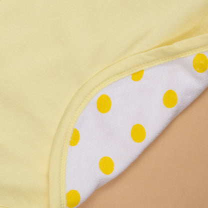 Baby hooded towel terry polka dots