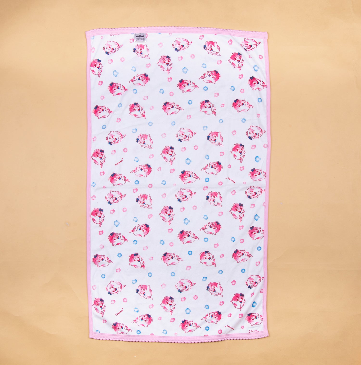 Baby Towel (Double Terry)white printed