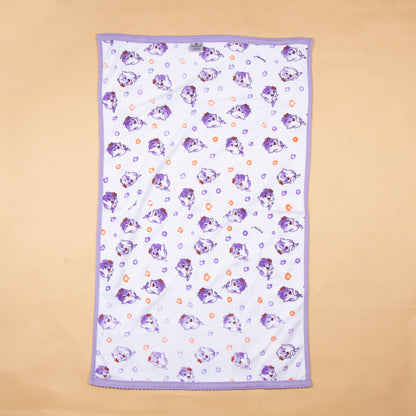 Baby Towel (Double Terry)white printed