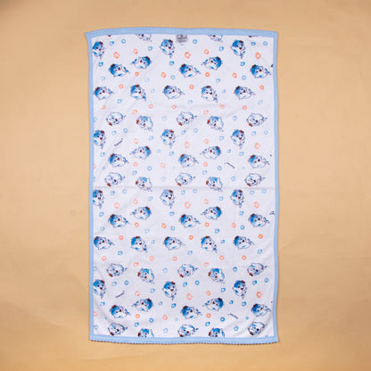 Baby Towel (Double Terry)white printed