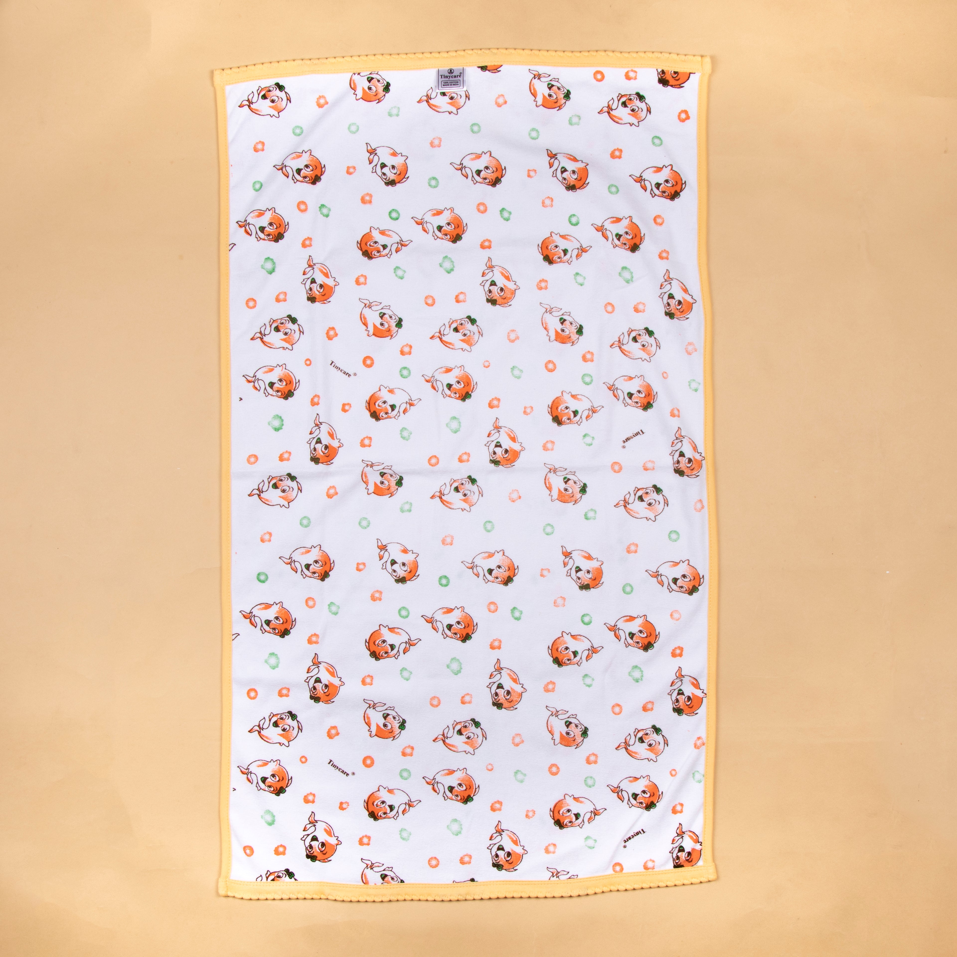 Baby Towel (Double Terry)white printed