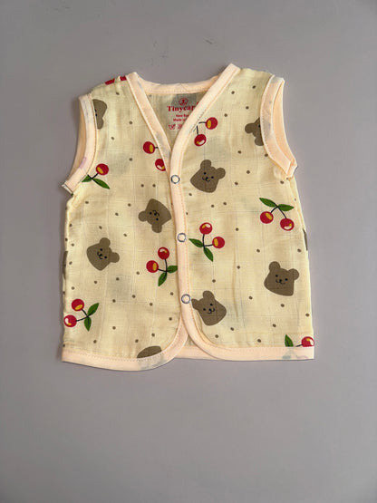 soft muslin jabla colour printed