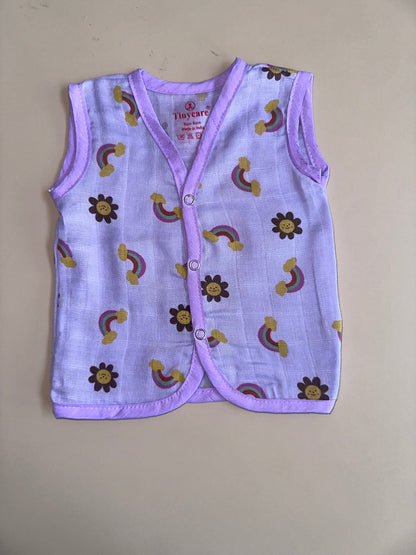 soft muslin jabla colour printed