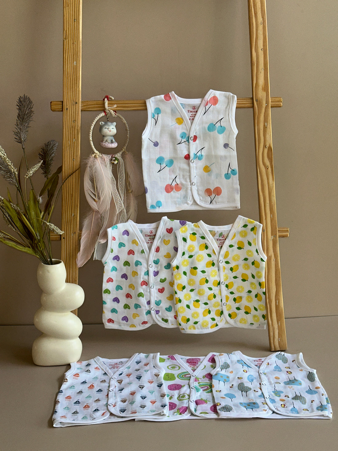 soft muslin jabla white(Pack of 6)