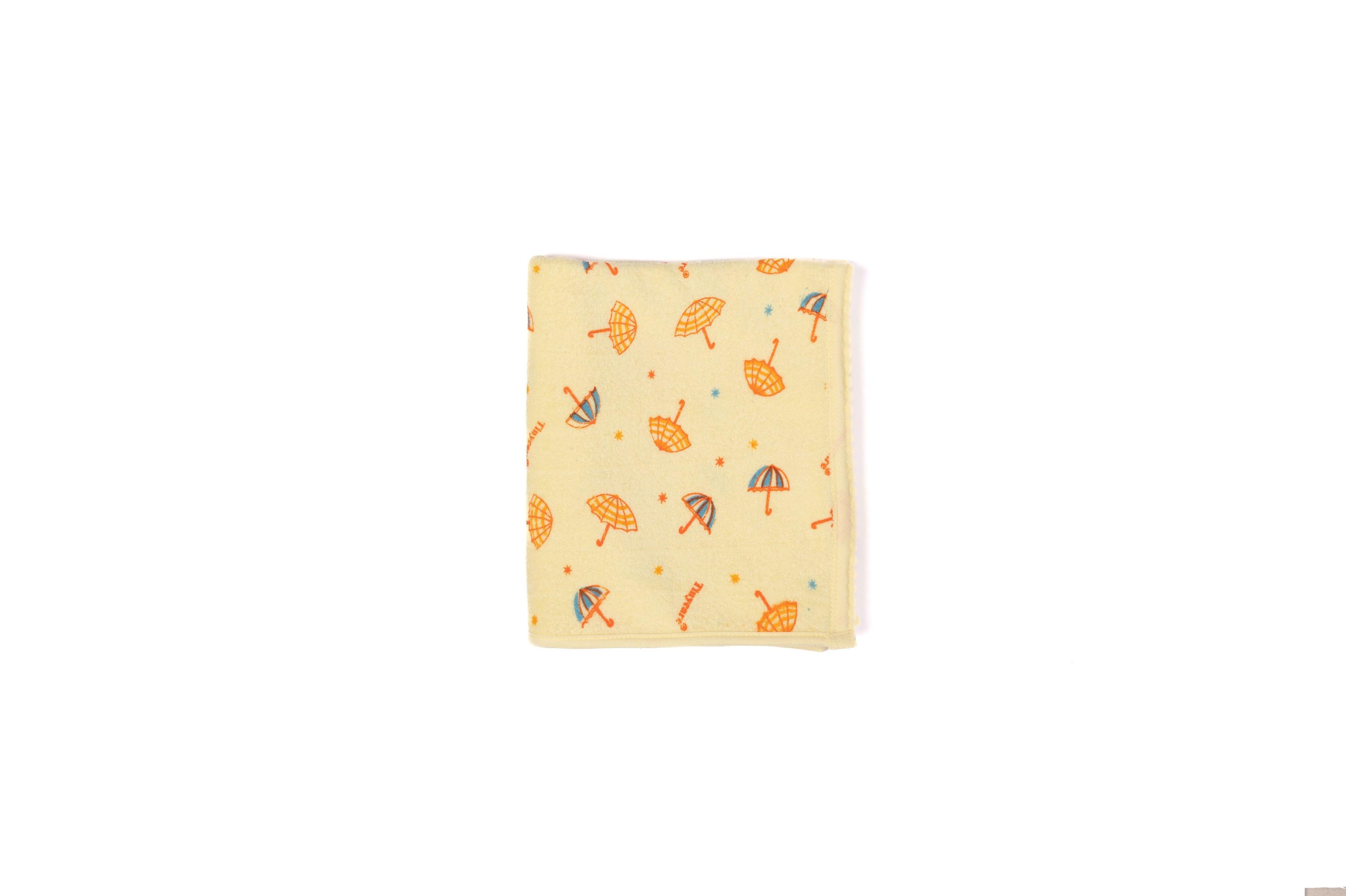 Umbrella Printed Baby Towel