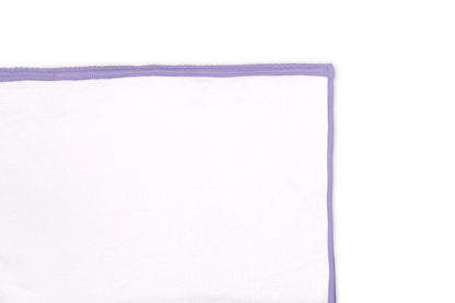 Soft and comfy terry cloth printed on white baby towel