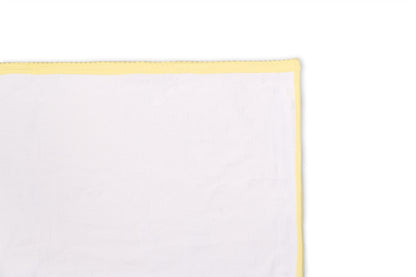 Soft and comfy terry cloth printed on white baby towel