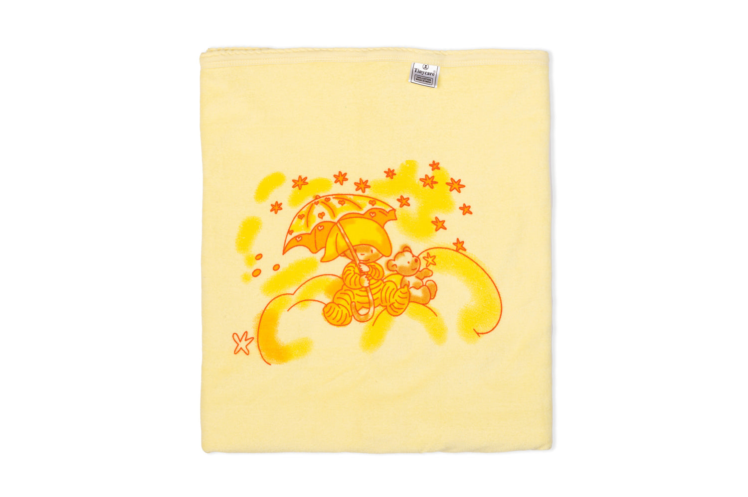 Soft and comfy double terry cloth printed baby towel