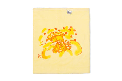 Soft and comfy double terry cloth printed baby towel