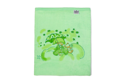 Soft and comfy double terry cloth printed baby towel