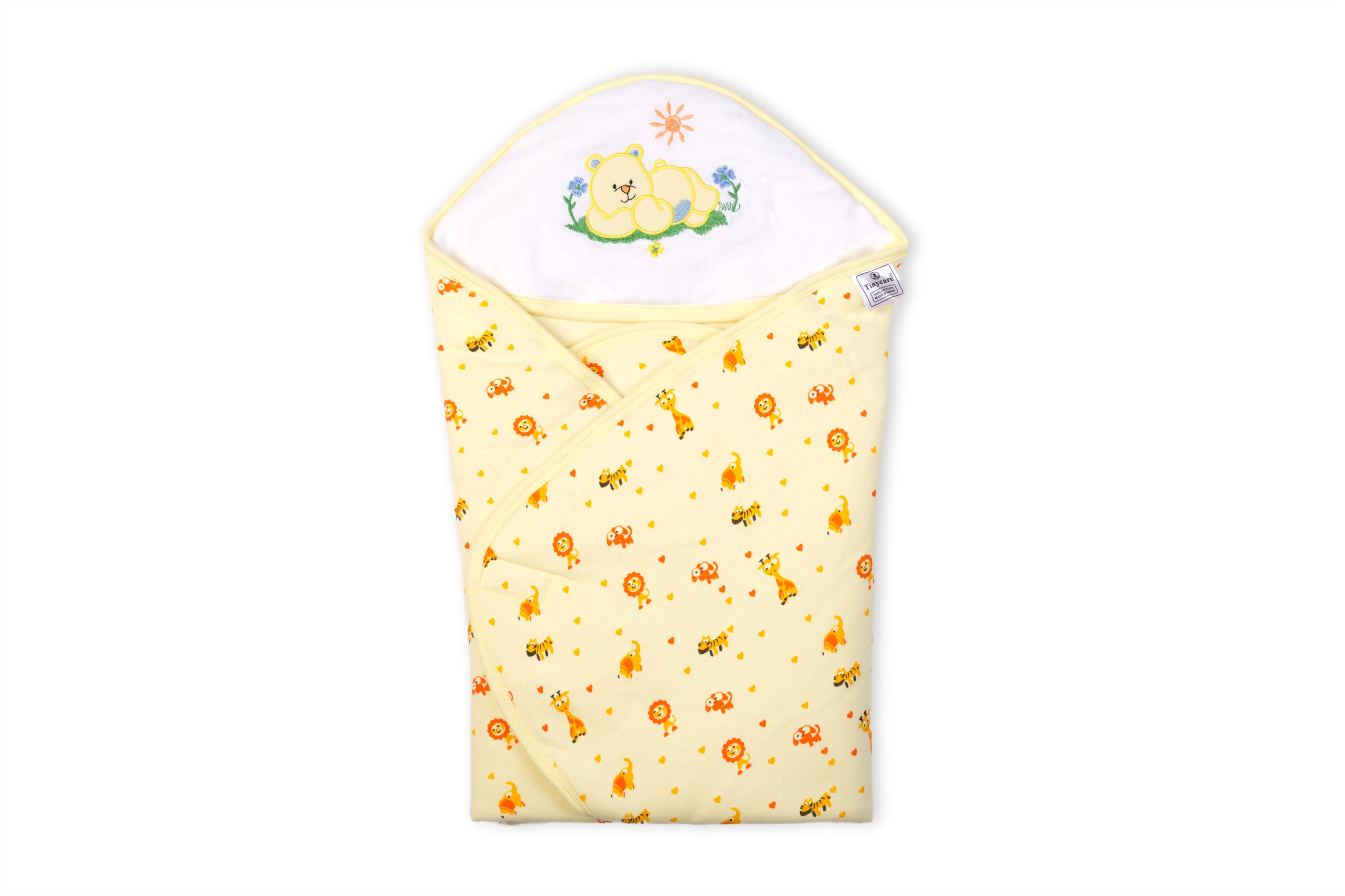 Cute printed baby wraps With polyfill colour