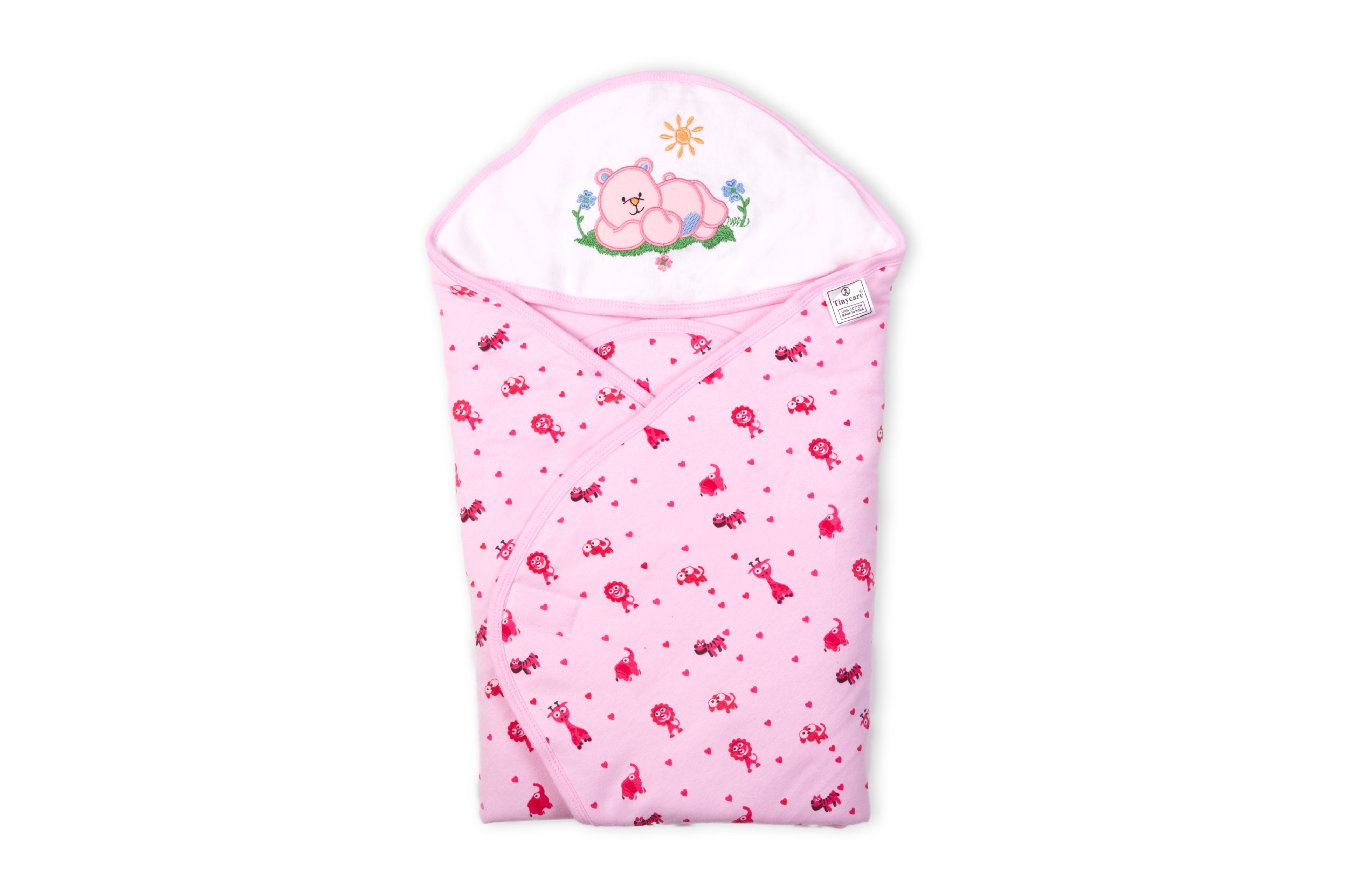 Cute printed baby wraps With polyfill colour