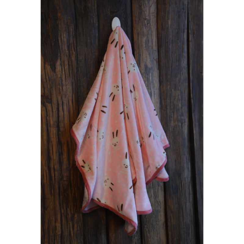 Super Soft Baby Blankets - Rabbit Print