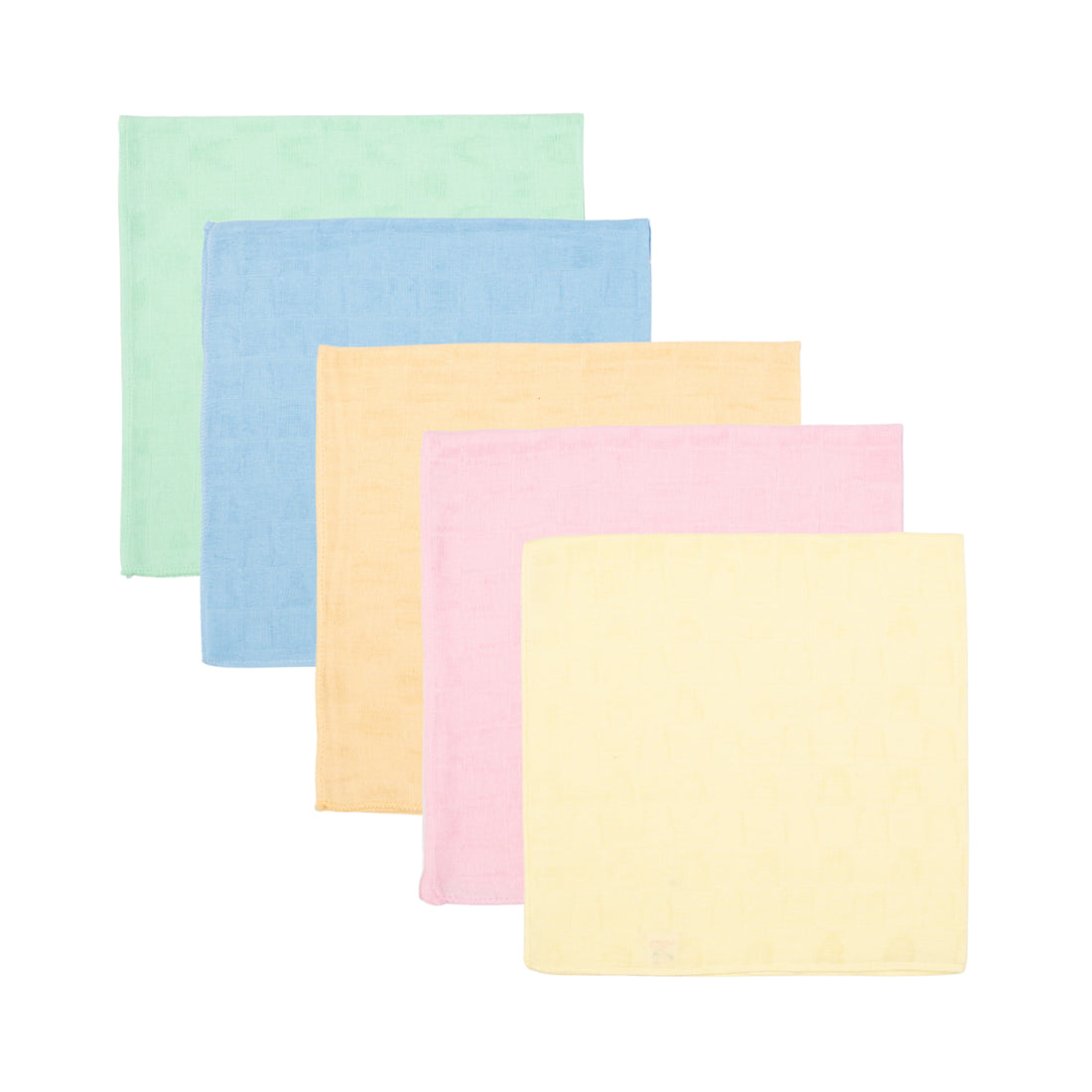 Coloured Square Nappies (Pack of 5)