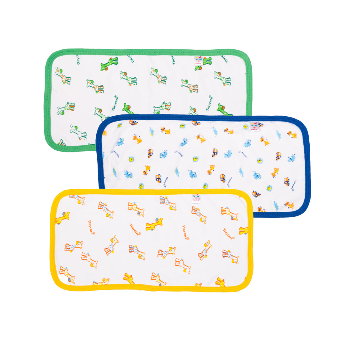 Printed Cotton Burp Cloth (Pack of 3)